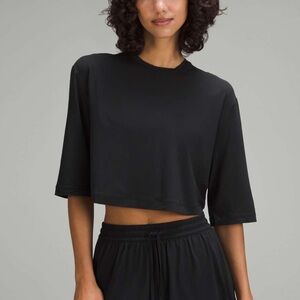 BRAND NEW TAGS ON Lululemon Modal Relaxed Fit Cropped Short Sleeve